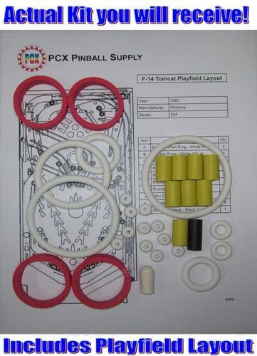 Kit anelli gomma flipper - kit,