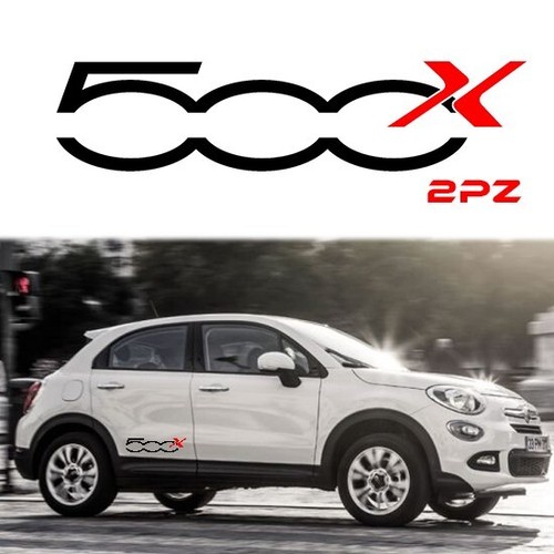 2pz kit adesivo fiat 500x - 2pz,