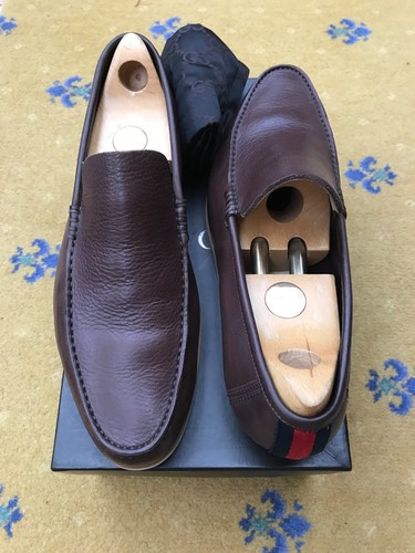Gucci mocassini scarpe pelle - gucci,