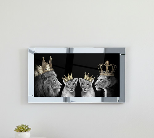 Quadro famiglia leone - , arte