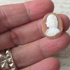 Cammeo Voltaire Antico Napoleone III Profilo XIX Victorian Shell Cameo