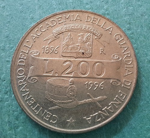 200 lire 1996 guardia - lire, di