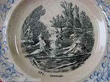 Antica Piatto Dessert Ceramica