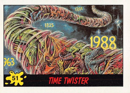 1988 topps dinosaurs - dinosaurs, attack