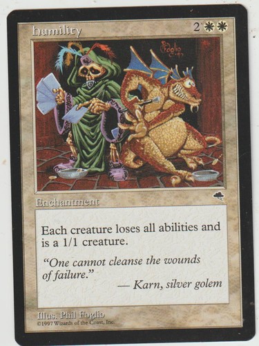 Carte humility tempest - humility,