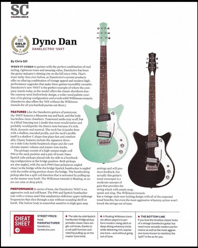 Danelectro 59xt chitarra - danelectro,