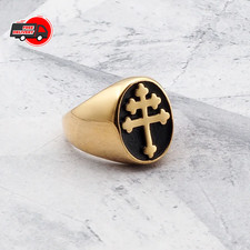 Anello magnum croce di - pi,