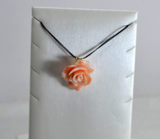 18KT YELLOW GOLD PINK CORAL