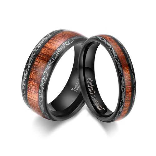 Anello coppia 8mm - 6/8mm, legno