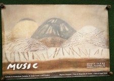 ANTON ZORAN MUSIC POSTER MANIFESTO AFFICHE ACQUI TERME 1988 CM. 69 X 99