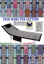 Telo mare lettino in