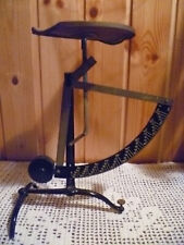 BILANCIA POSTALE ORAFO VINTAGE ANNI 50 ALTEZZA 24 CM SEGNI TEMPO VEDI FOTO LEGGI