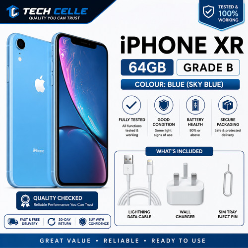 Apple iphone 64gb - apple, xr