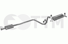 RENAULT R5 SUPER 1.3 1.4 1.6 D 1987-1992 Ligne D'échappement Silencieux+