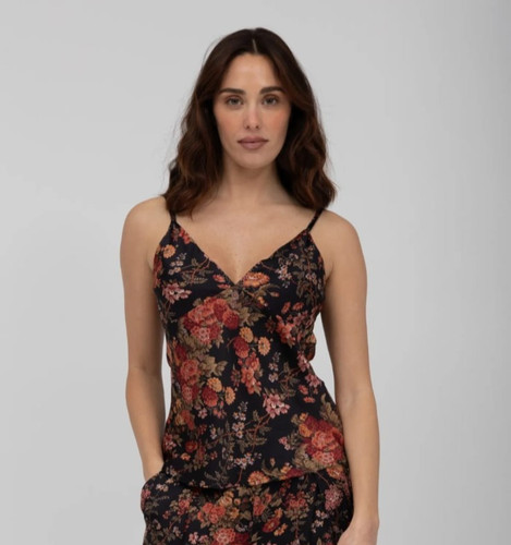 Top donna canotta raso stampa - donna,