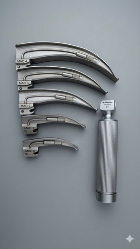 Kit laryngoscope riester 5 - kit,