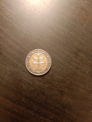 Moneta euro slovensko - moneta,