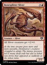 MTG BONESPLITTER SLIVER 874 EXC - TRAMUTANTE SPACCAOSSA - CMM X EN - MAGIC