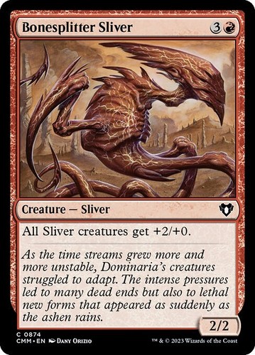Mtg bonesplitter sliver 874 - mtg,