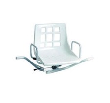 SEDIA SEDILE GIREVOLE PER VASCA DA BAGNO WIMED e-wiwa IN ACCIAIO VERN.