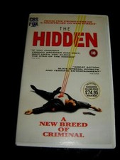The hidden horror rare - hidden, vhs