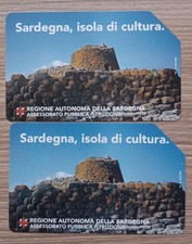 Schede telefoniche Sardegna Isola di Cultura catalogo Golden n. 237-238