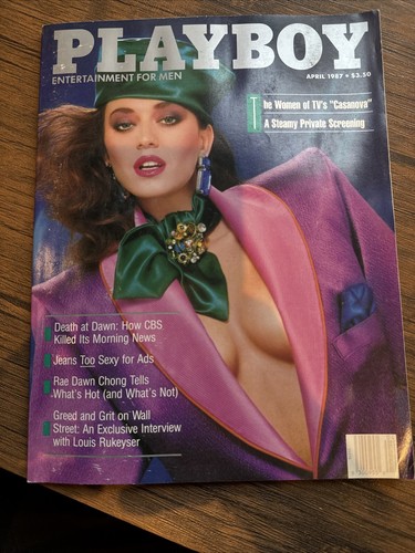 Vintage playboy april 1987 - vintage,