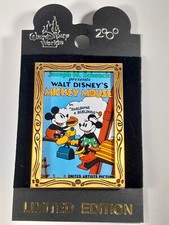 WDW Nostalgia Movie Poster Mickey & Minnie Building A Building Pin LE 3000