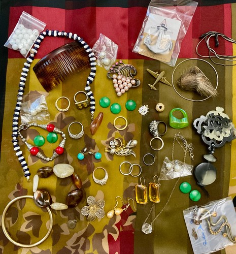Lot bijoux anciens vintage - et,