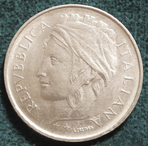 Repubblica italiana 100 lire - italiana,