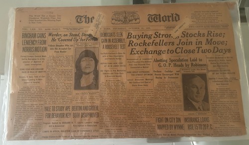 1929 the world wall - 31/10/1929,