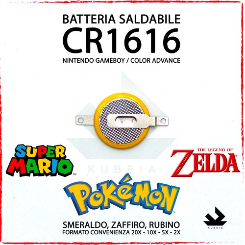 Cr1616 batteria pokémon - batteria,