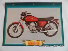 CARTE FICHE MOTO MOTO GUZZI