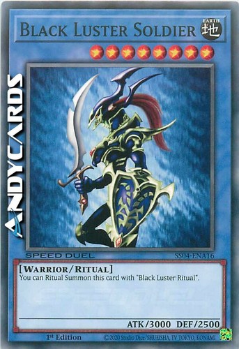 Black luster soldier speed - black,