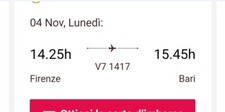 Volo Firenze Bari
