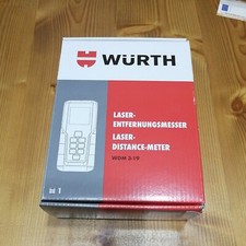 Wurth WDM 3-19 MISURATORE LASER Nuovo solo provato Completo