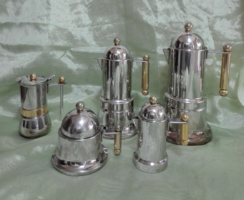 Lotto pezzi due caffettiere - 5,