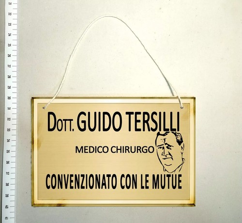 Targa guido tersilli medico - targa,