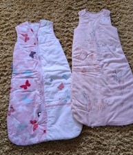 Grobag x 2 sacchi a pelo bambino 6-18 mesi confezione 2,5 tog inverno caldo campanellino 