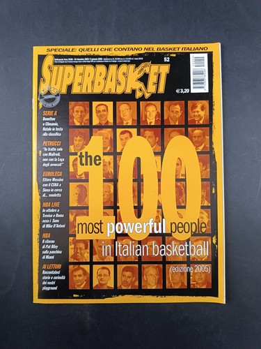 Rivista superbasket the 100 - the,