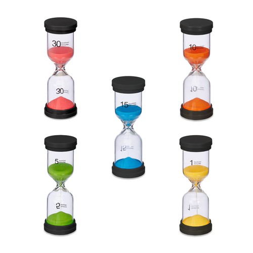 Set clessidre colorate - set,