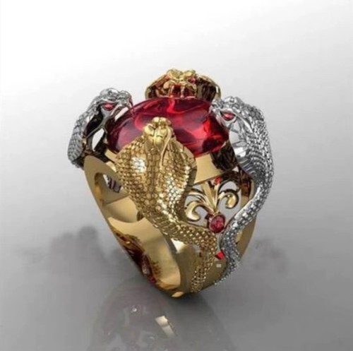 Anello serpente cobra - , gotico