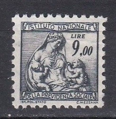 Italia 1952 marca - italia,