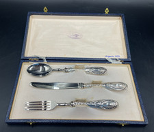 SET SERVIZIO POSATE DESSERT DOLCI DOLCE TORTA SOLINGEN ARGENTO 800