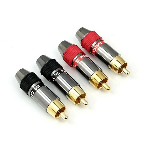 Metel rca phono - 4x, spina