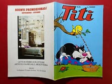 TITI' n.9 , Ed. Cenisio (1987) Fumetto TITTI E GATTO SILVESTRO BUGS BUNNY