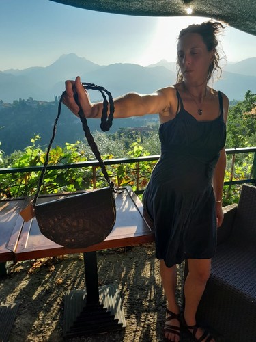 Borsa pelle artigianale - borsa,