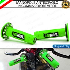 MANOPOLE MANUBRIO MOTO CROSS VERDE GOMMA PER APRILIA MX 125 1980-1985 A