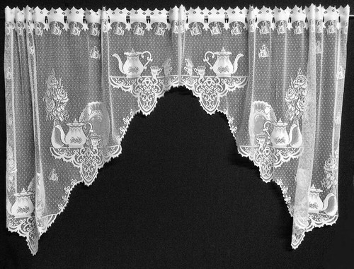 Coppia teiera finestra pizzo - teiera,