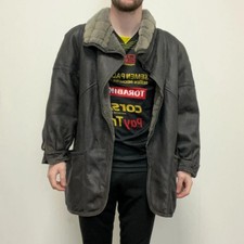 Giacca cappotto vera pelle di